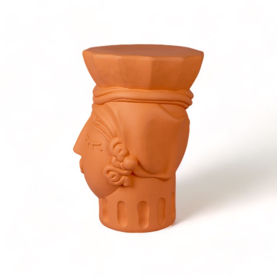 Seletti Magna Graecia Terracotta Stool Woman