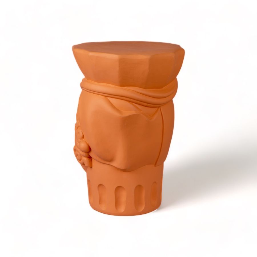 Seletti Magna Graecia Terracotta Stool Woman