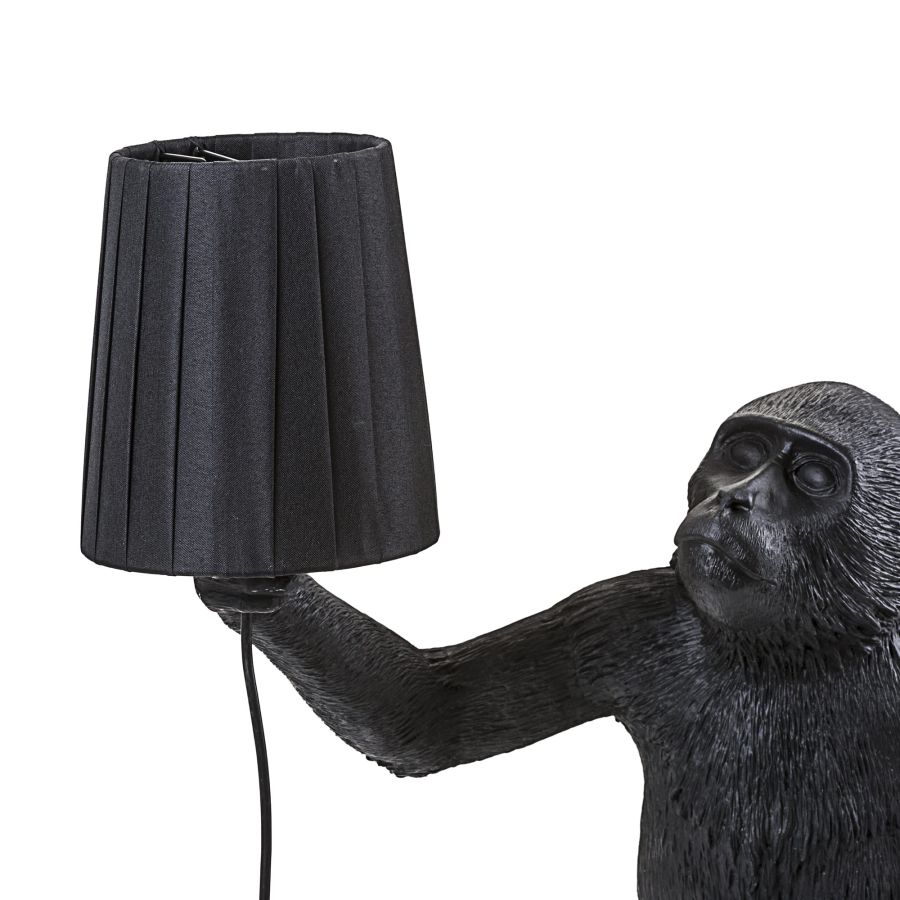 Seletti Monkey Lampshade Black