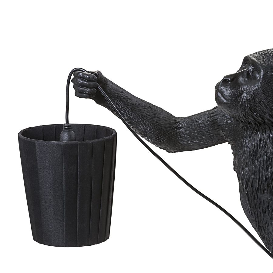Seletti Monkey Lampshade Black