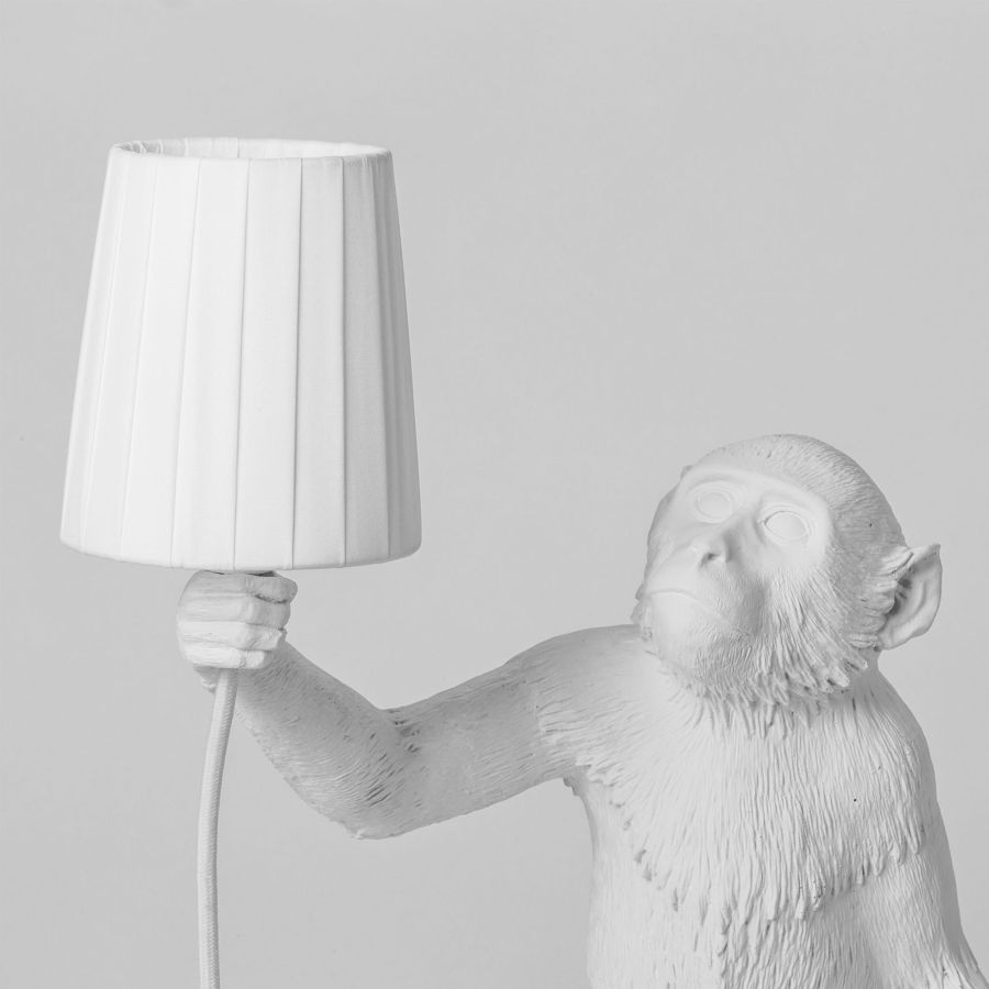Seletti Monkey Lampshade White