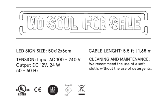 Seletti NO SOUL FOR SALE