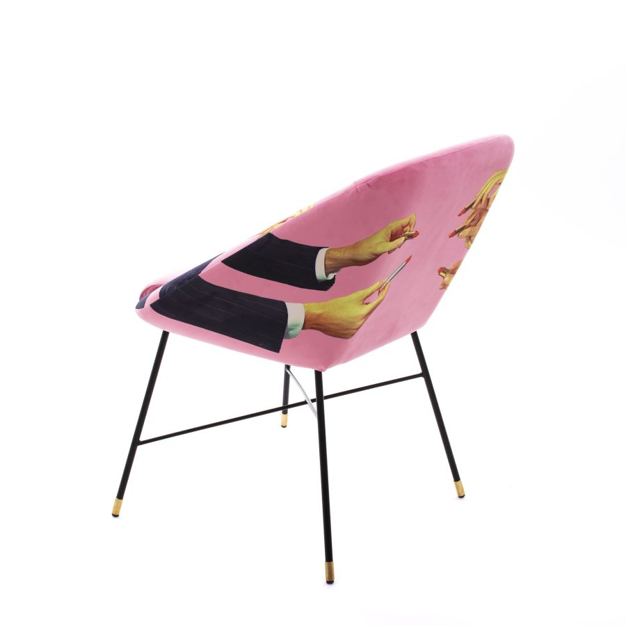 Seletti Padded Chair Lipsticks Pink