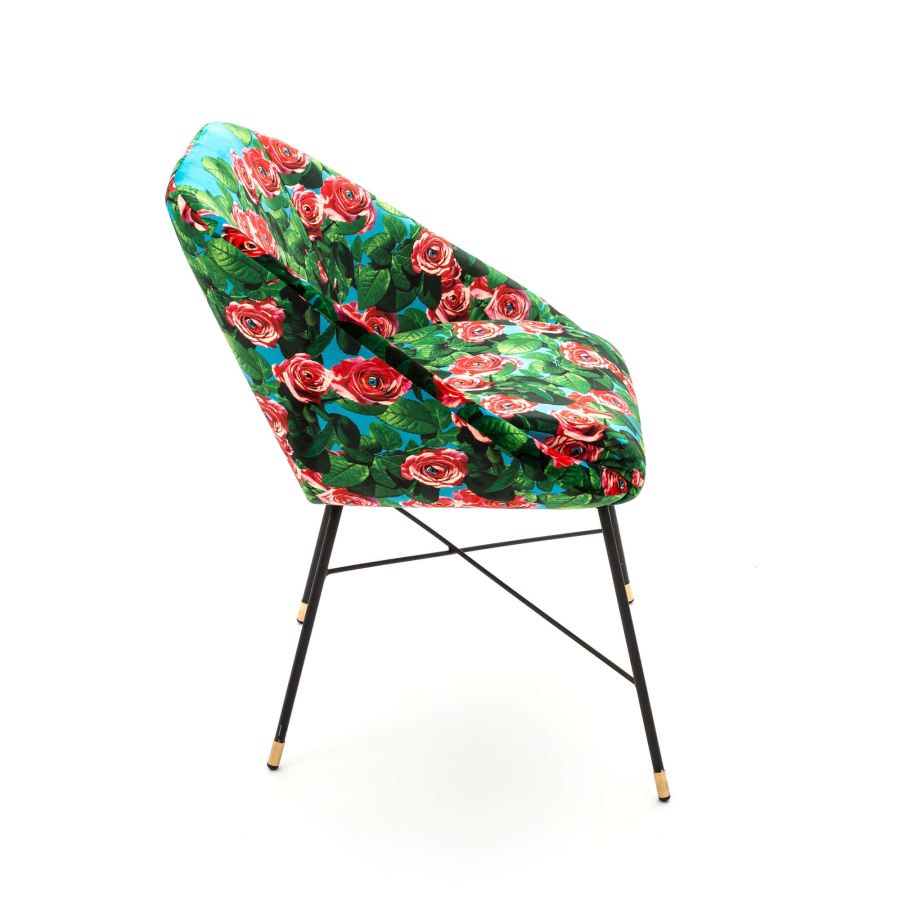 Seletti Padded Chair Roses
