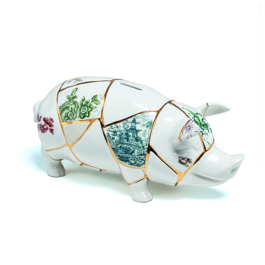 Seletti Piggy Bank Kintsugi