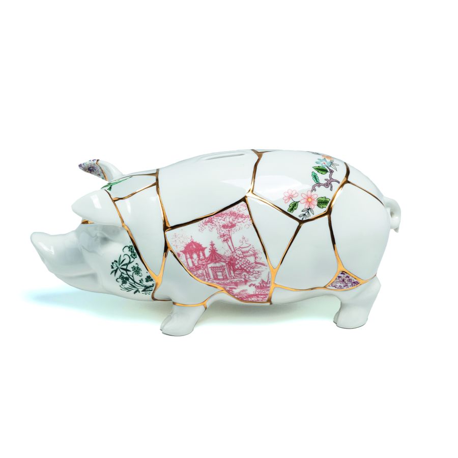 Seletti Piggy Bank Kintsugi