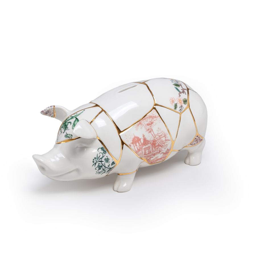 Seletti Piggy Bank Kintsugi