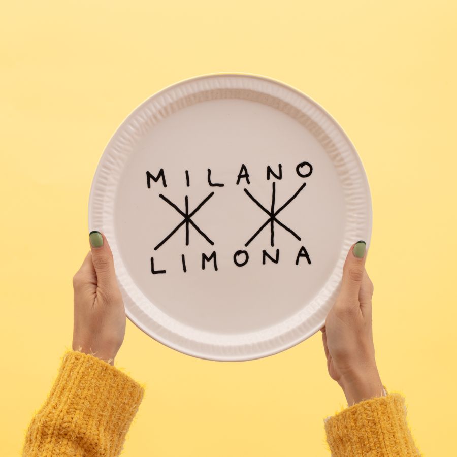 Seletti Plate Milano Limona