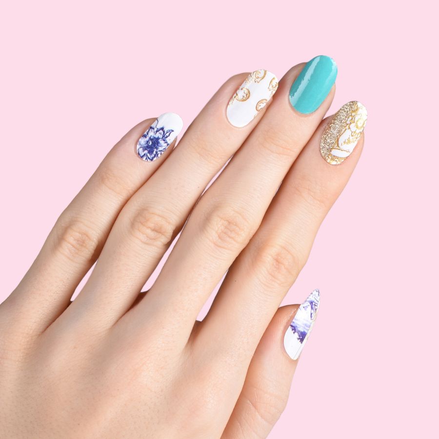 Seletti Set 22 Nail Wraps Hybrid