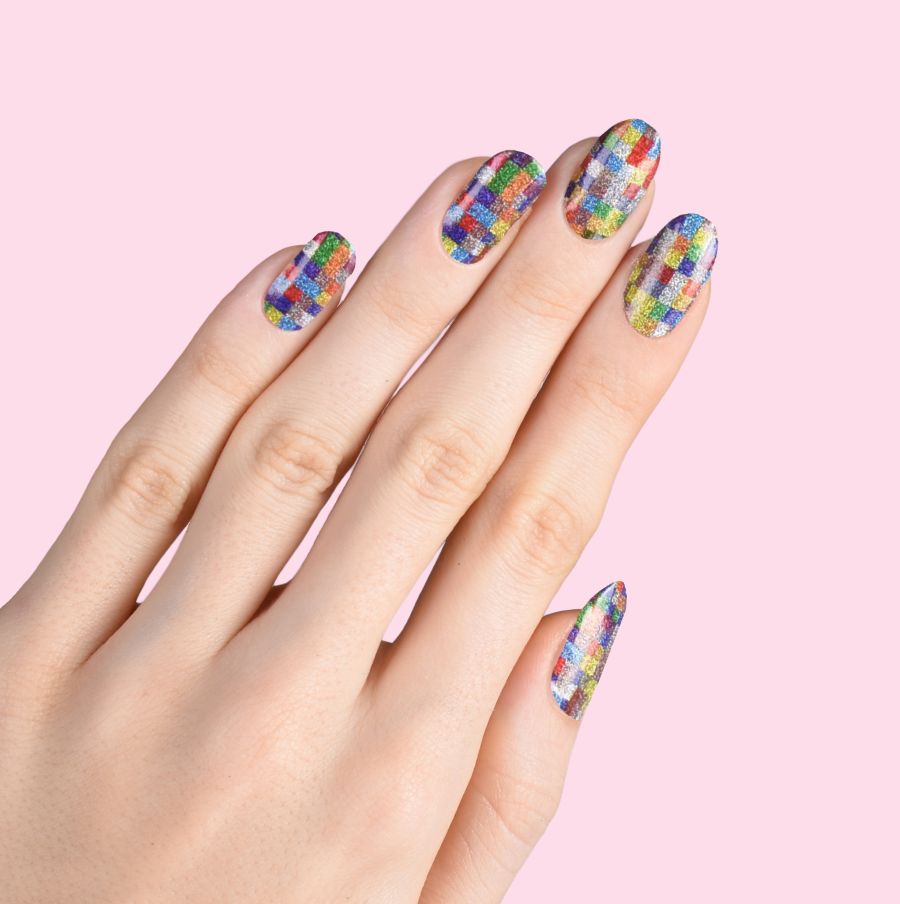 Seletti Set 22 Nail Wraps Pixled