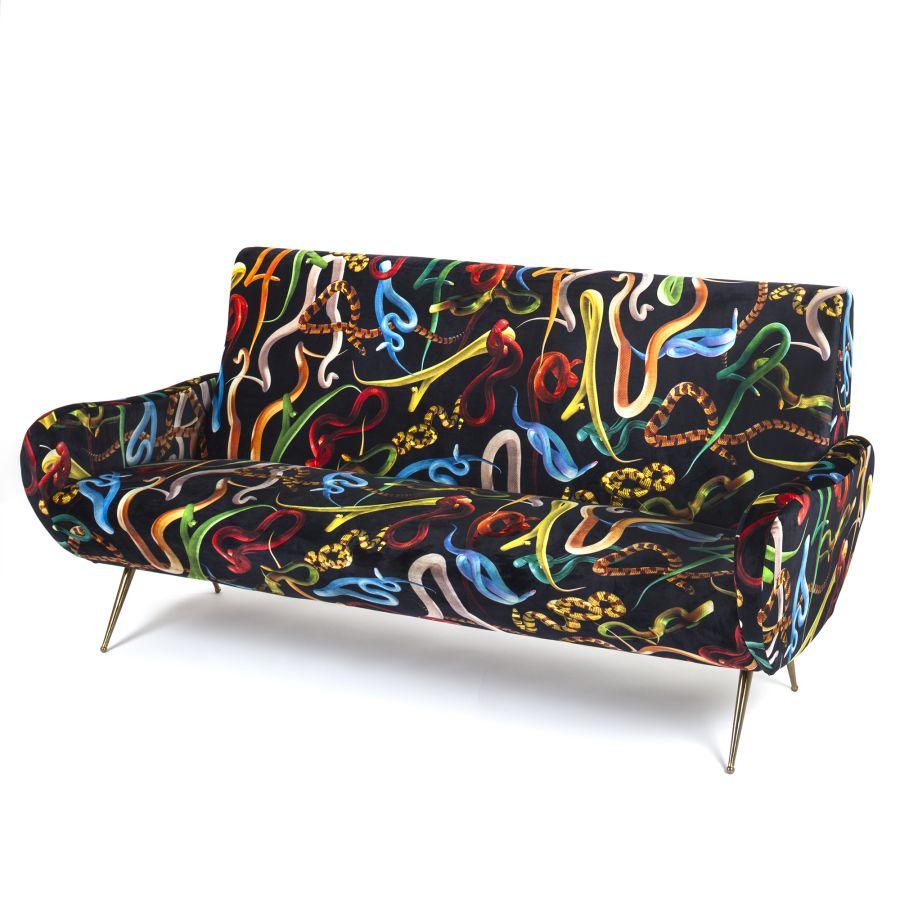 Seletti Sofa Three Seater Snakes