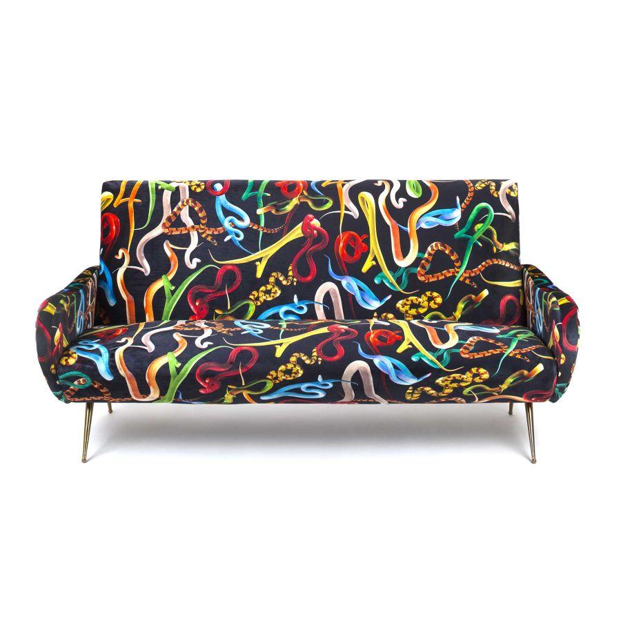 Seletti Sofa Three Seater Snakes