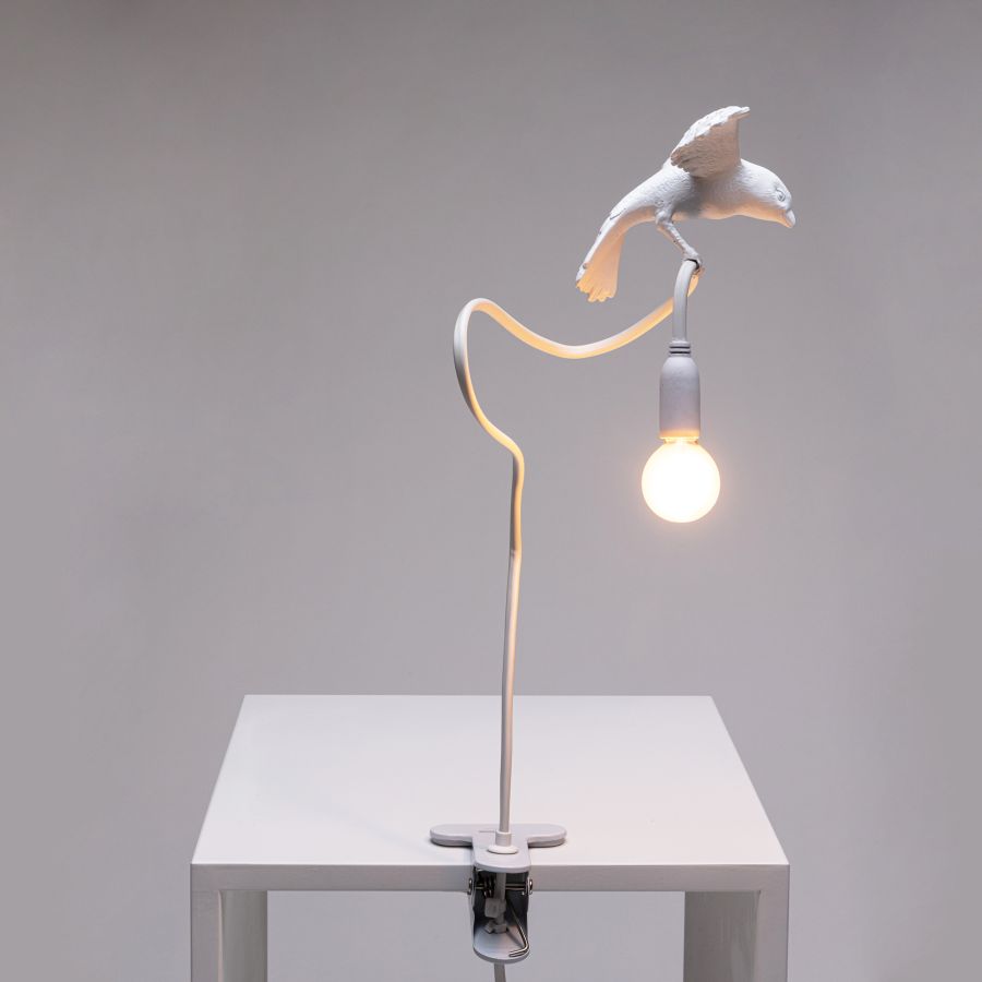 Seletti Sparrow Lamp With Clamp