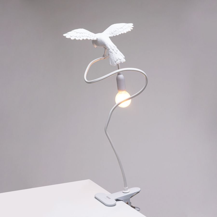 Seletti Sparrow Lamp With Clamp