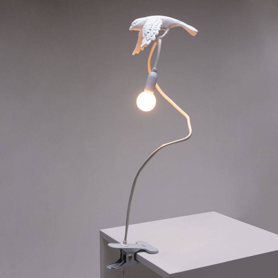 Seletti Sparrow Lamp With Clamp