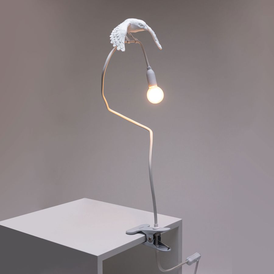Seletti Sparrow Lamp With Clamp