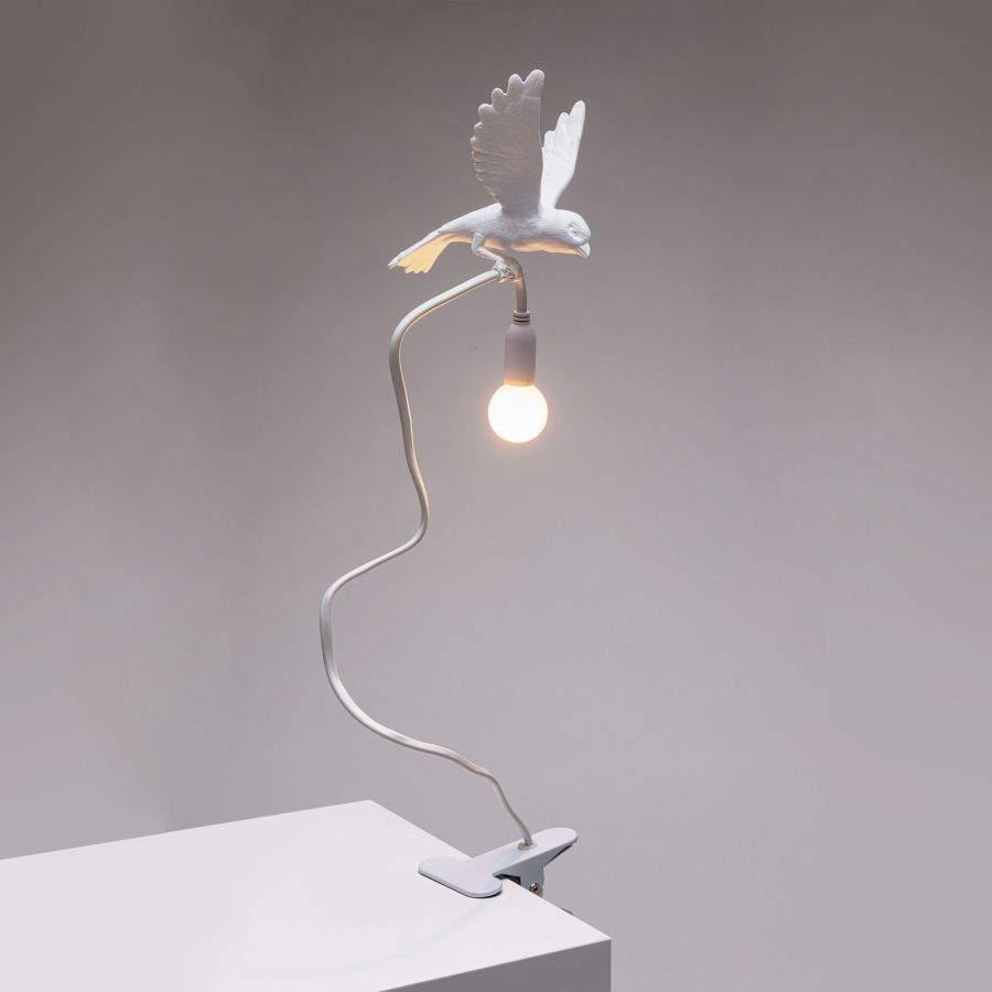 Seletti Sparrow Lamp With Clamp