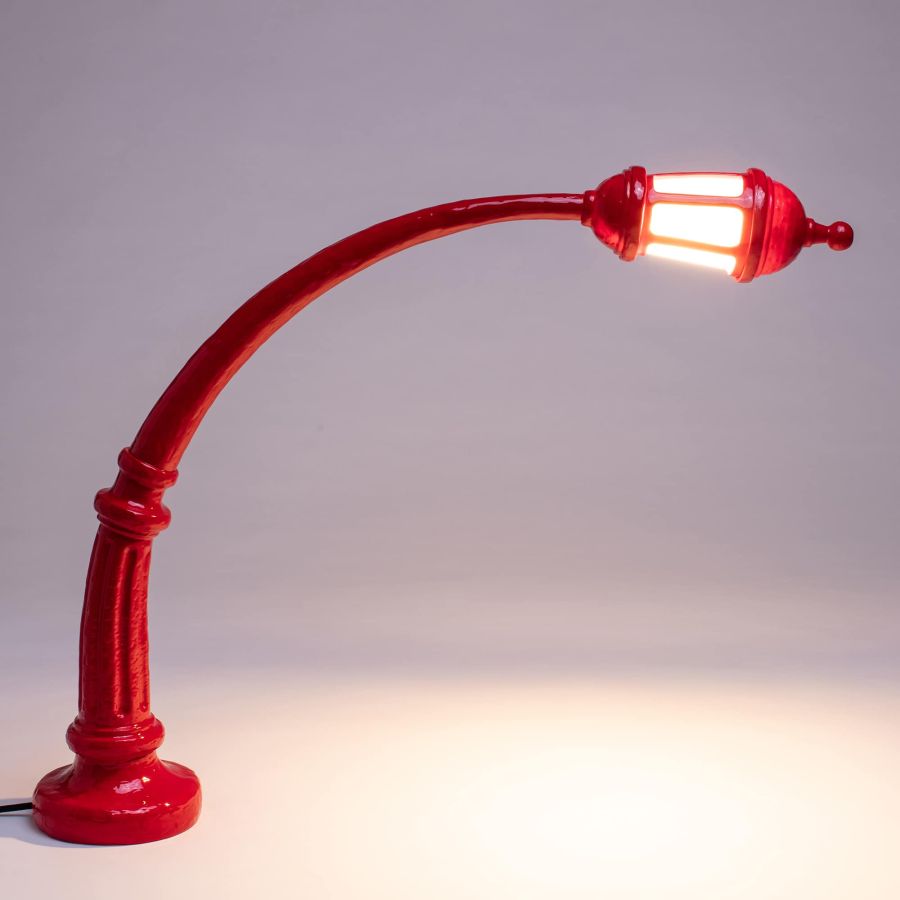 Seletti Street Lamp Desk Red