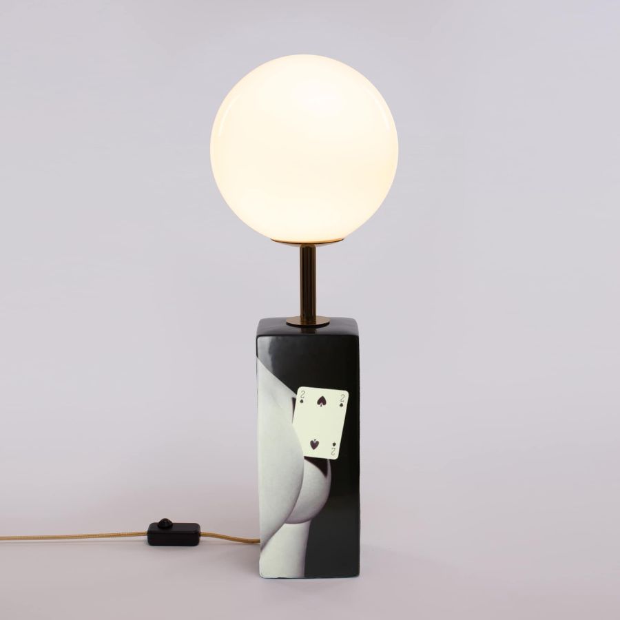 Seletti Table Lamp Two Of Spades