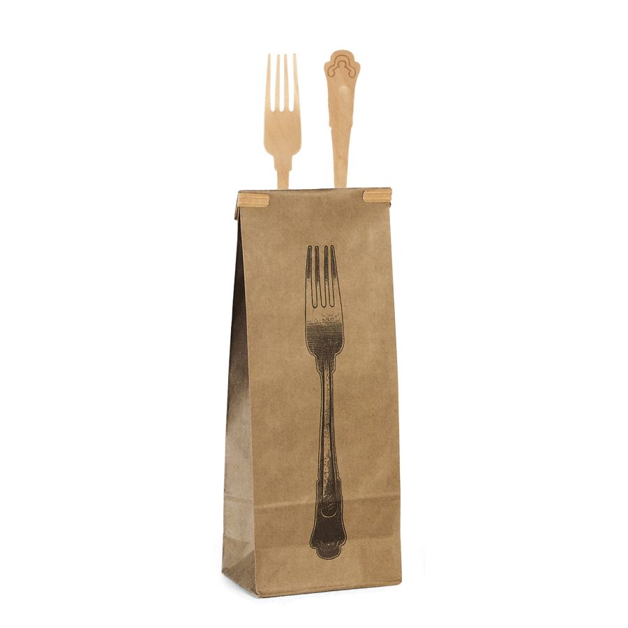 Seletti Tablèè Set of 10 Wooden Forks