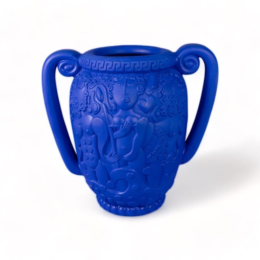 Seletti Terracotta Amphora Blue