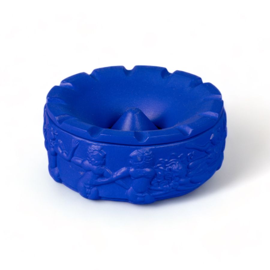 Seletti Terracotta Ashtray Dialogues Blue