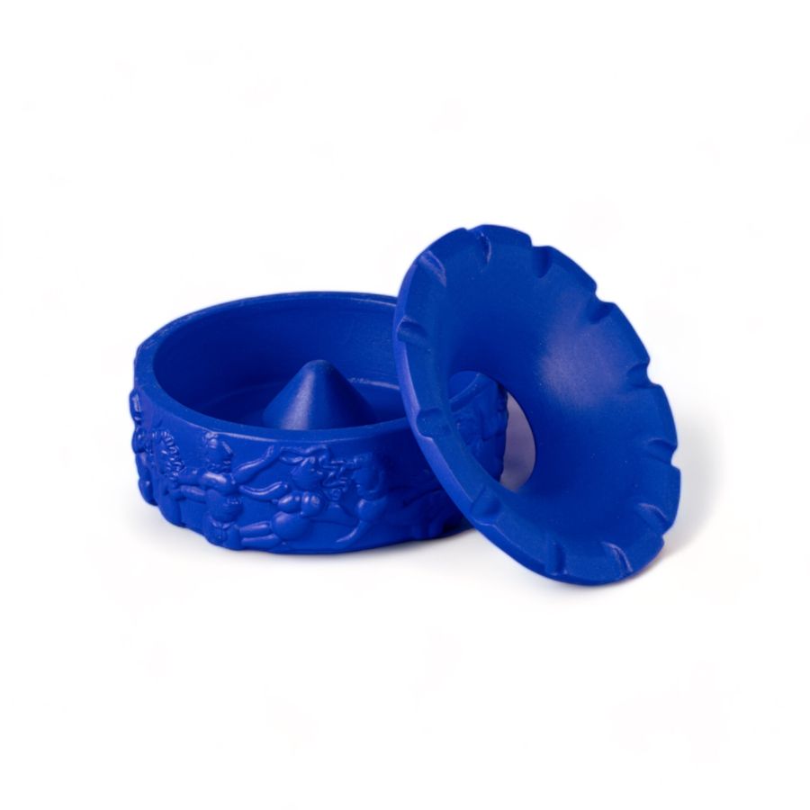 Seletti Terracotta Ashtray Dialogues Blue