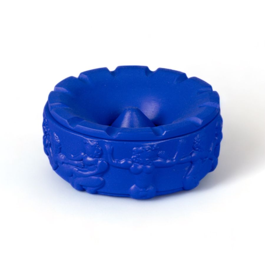 Seletti Terracotta Ashtray Dialogues Blue