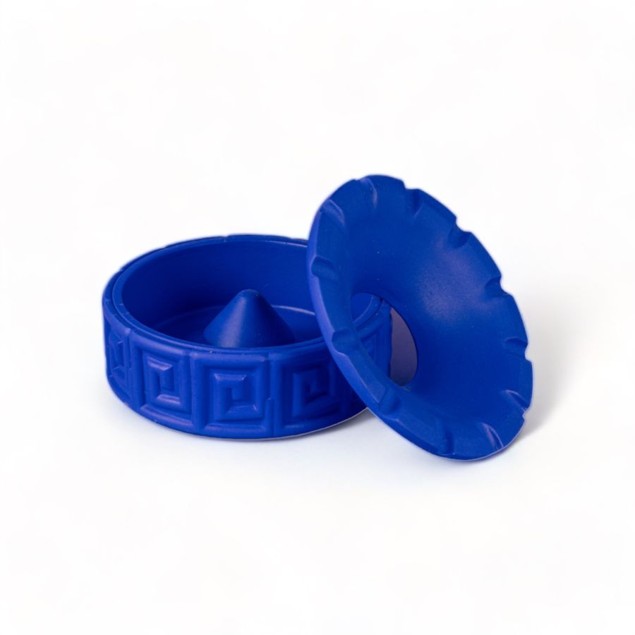 Seletti Terracotta Ashtray Greche Blue