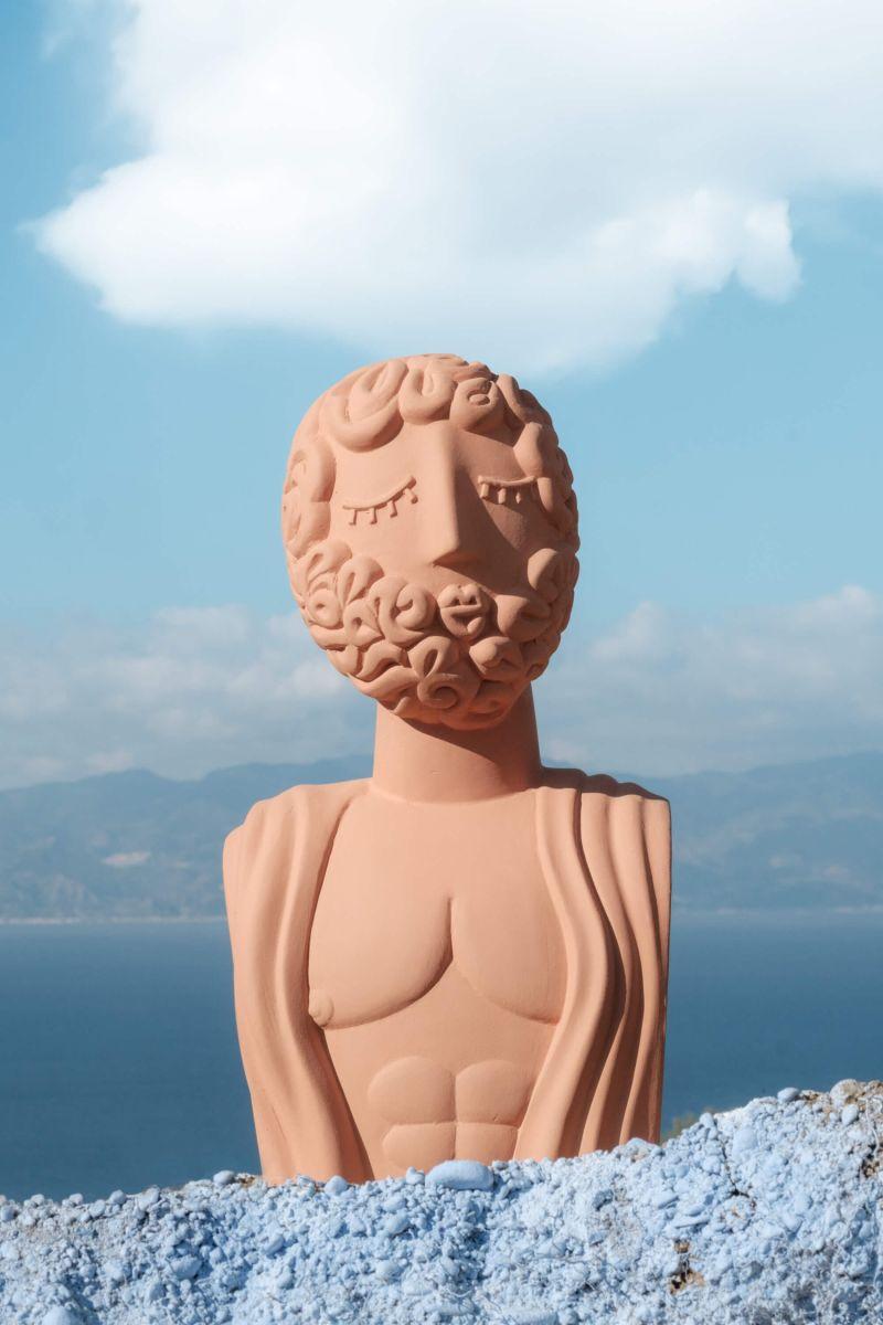 Seletti Terracotta Bust Man