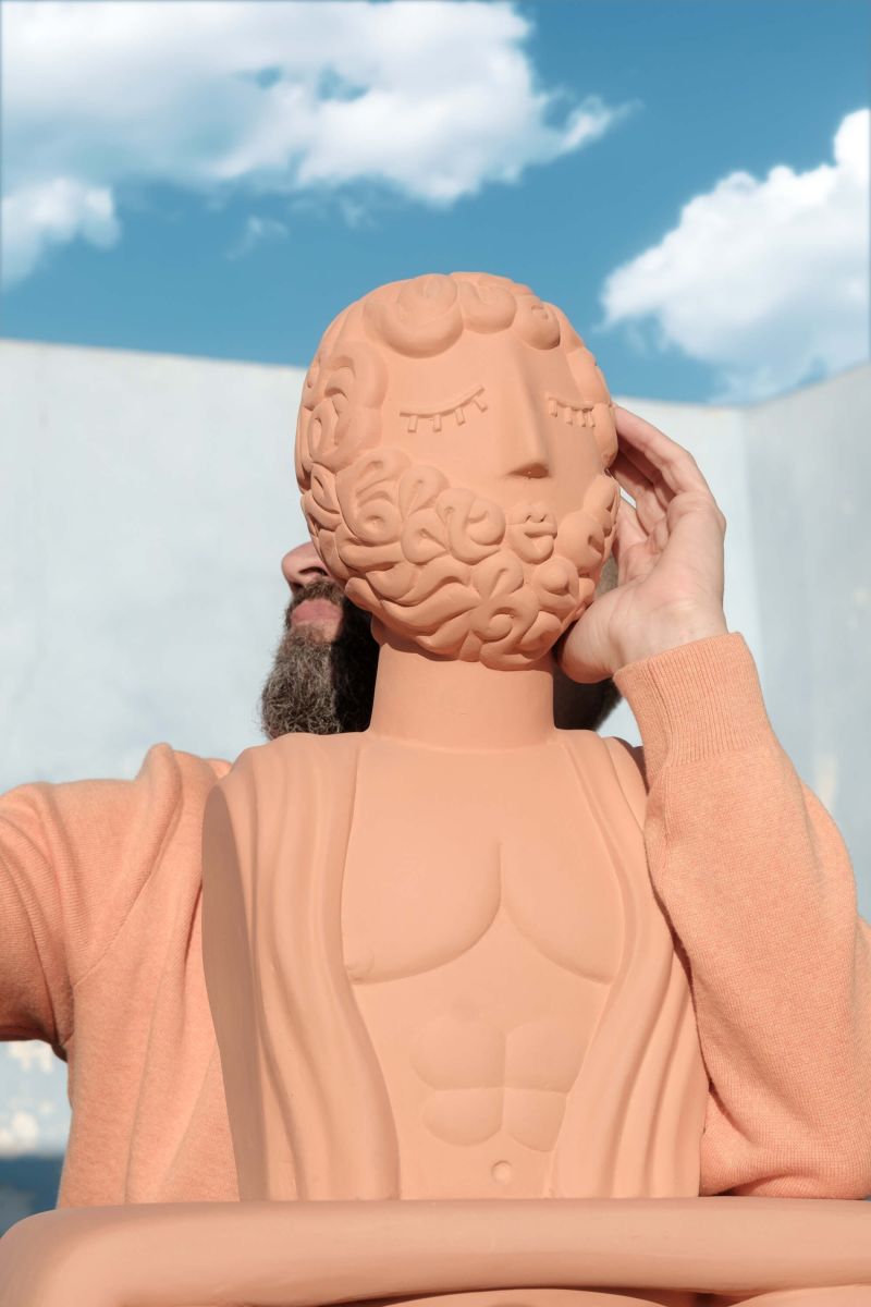 Seletti Terracotta Bust Man