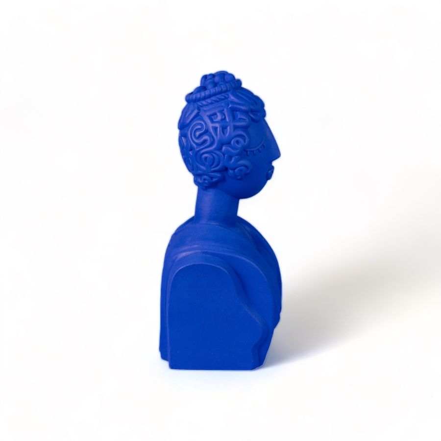 Seletti Terracotta Bust Poppea Blue