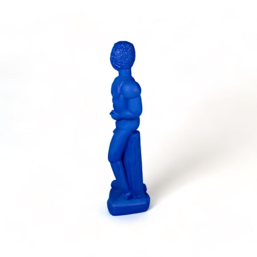 Seletti Terracotta Statue Bronzo Blue