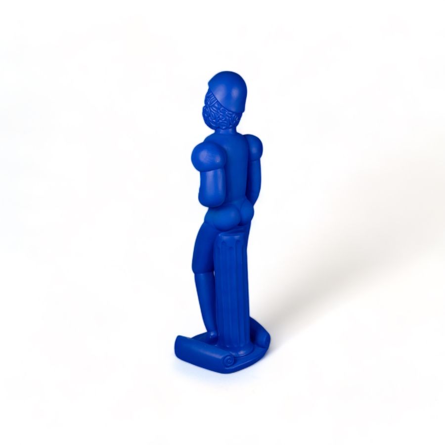 Seletti Terracotta Statue Helmet Blue