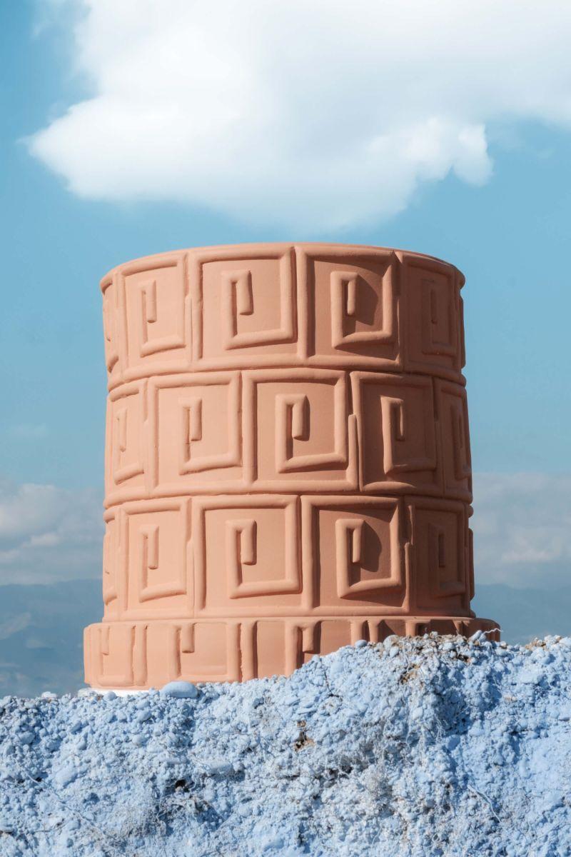 Seletti Terracotta Vase Greca