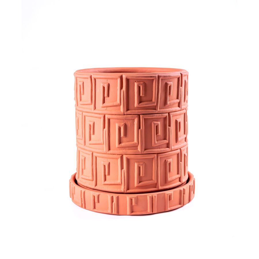 Seletti Terracotta vase Greca