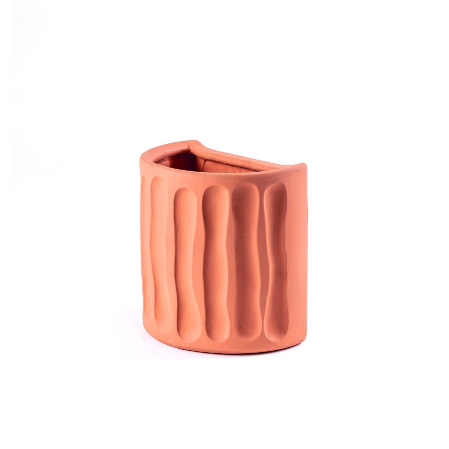 Seletti Terracotta Wall Vase Dorico