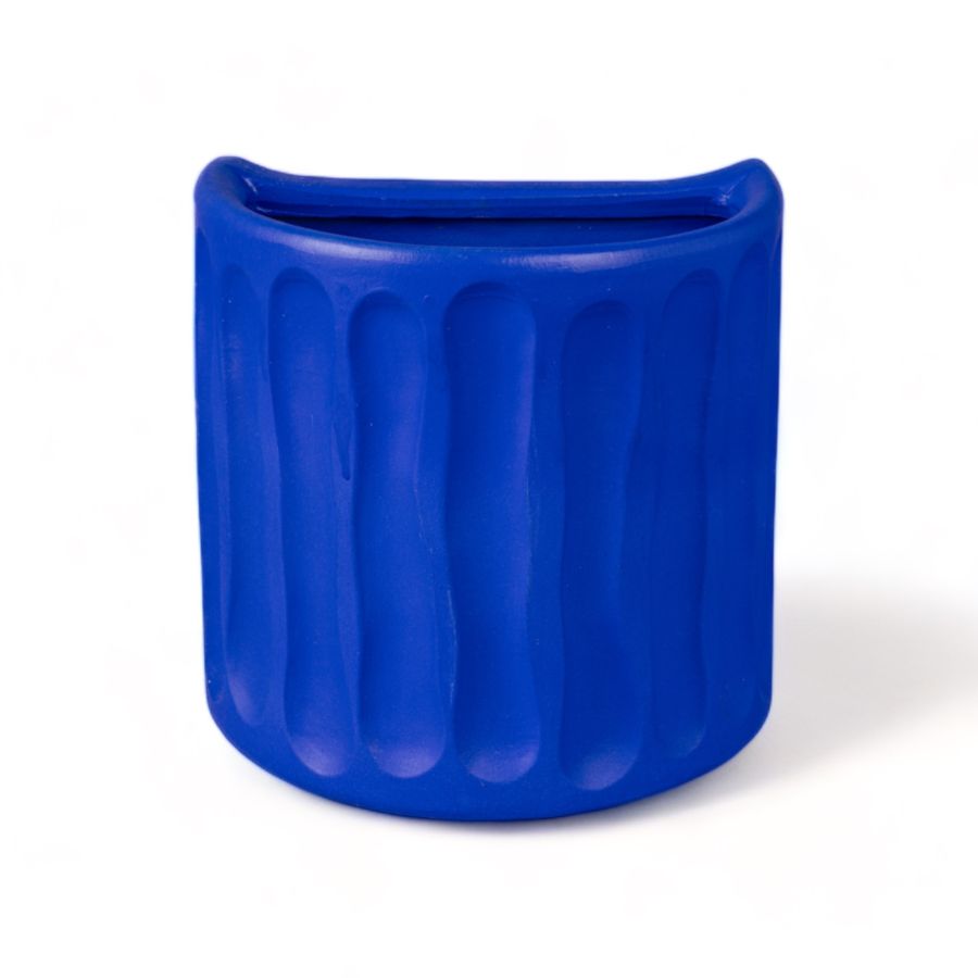 Seletti Terracotta Wall Vase Dorico Blue
