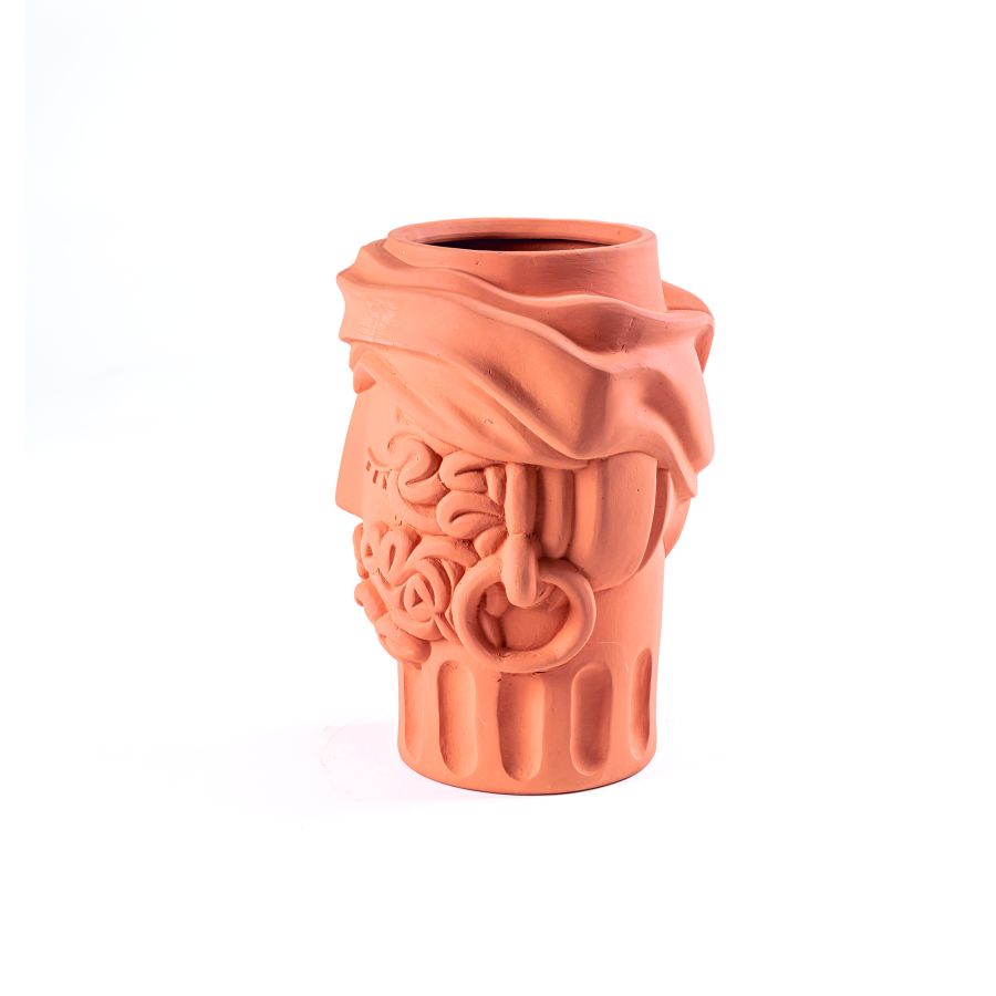 Seletti Terracotta Wall Vase Greche