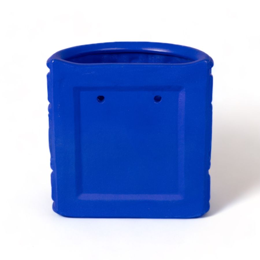 Seletti Terracotta Wall Vase Greche Blue