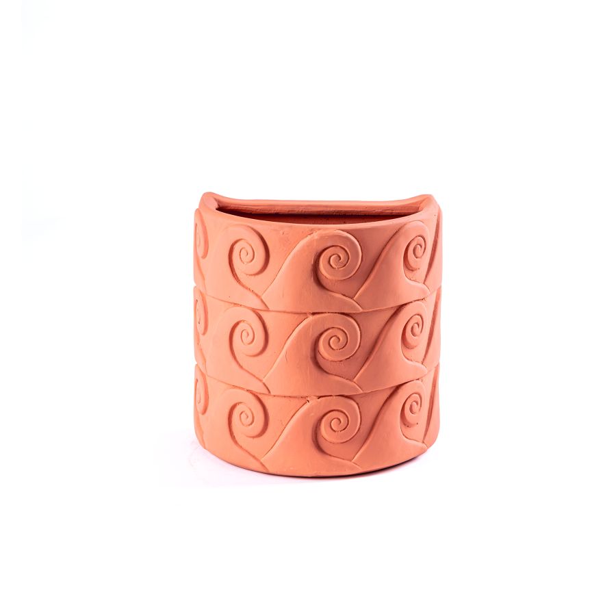 Seletti Terracotta Wall Vase Greche