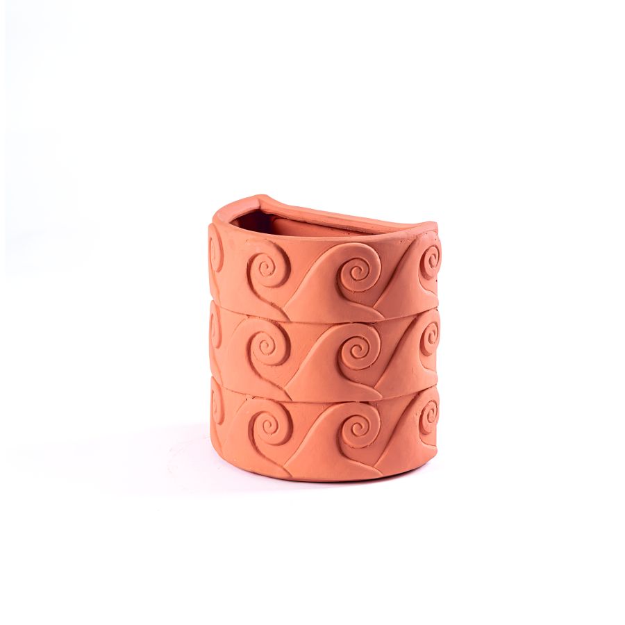 Seletti Terracotta Wall Vase Greche