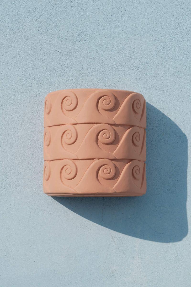 Seletti Terracotta Wall Vase Greche
