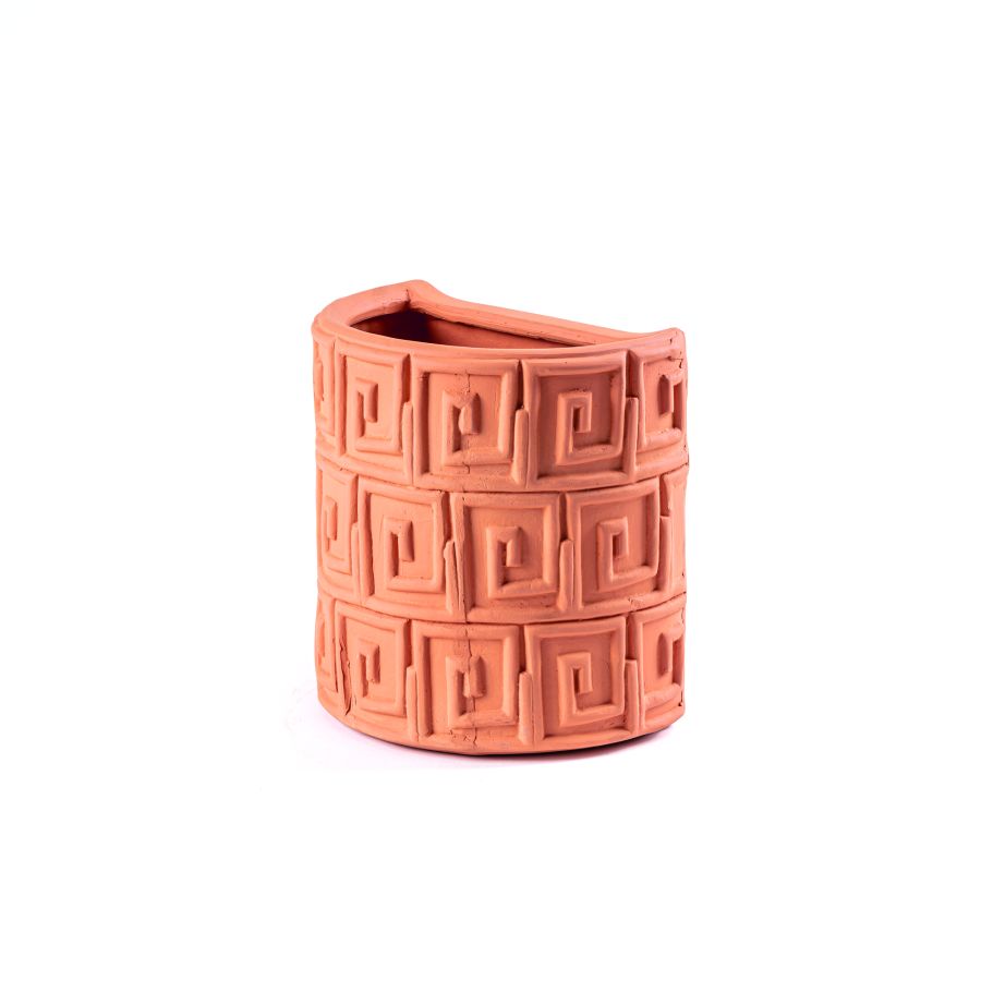 Seletti Terracotta Wall Vase Greche