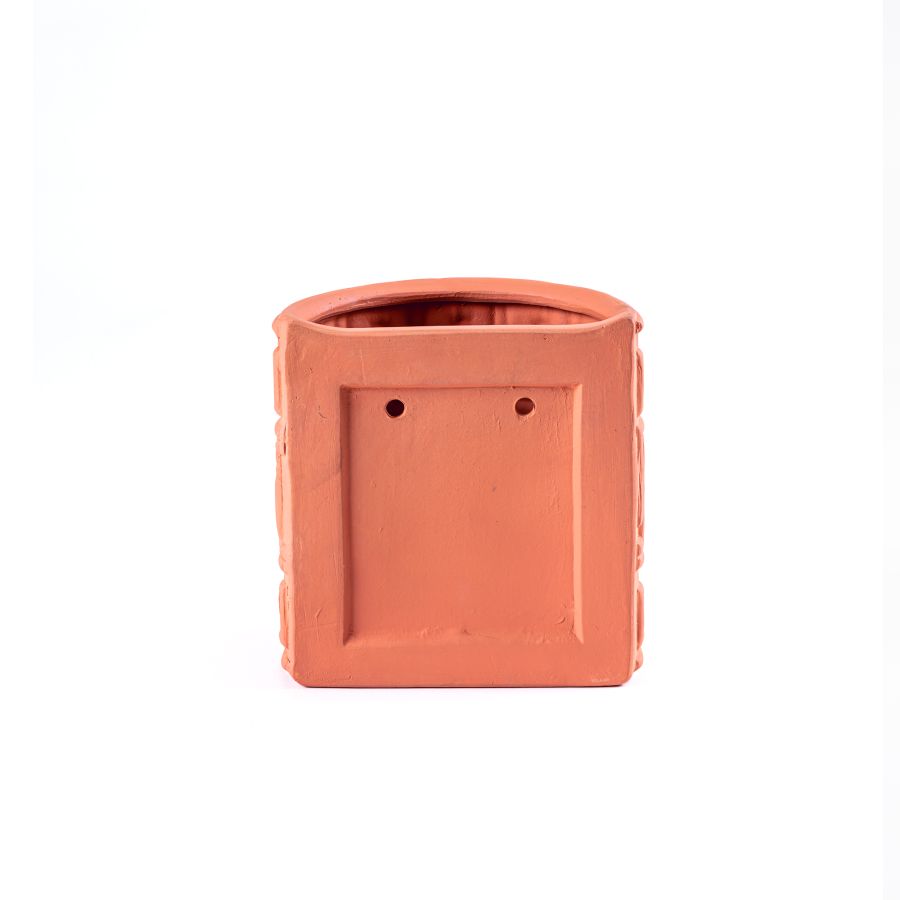 Seletti Terracotta Wall Vase Greche