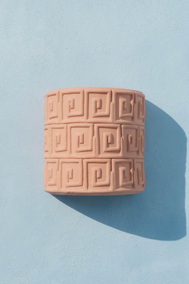 Seletti Terracotta Wall Vase Greche