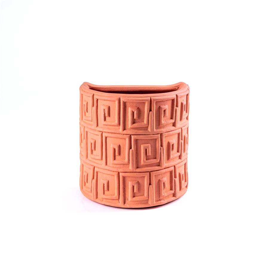 Seletti Terracotta Wall Vase Greche