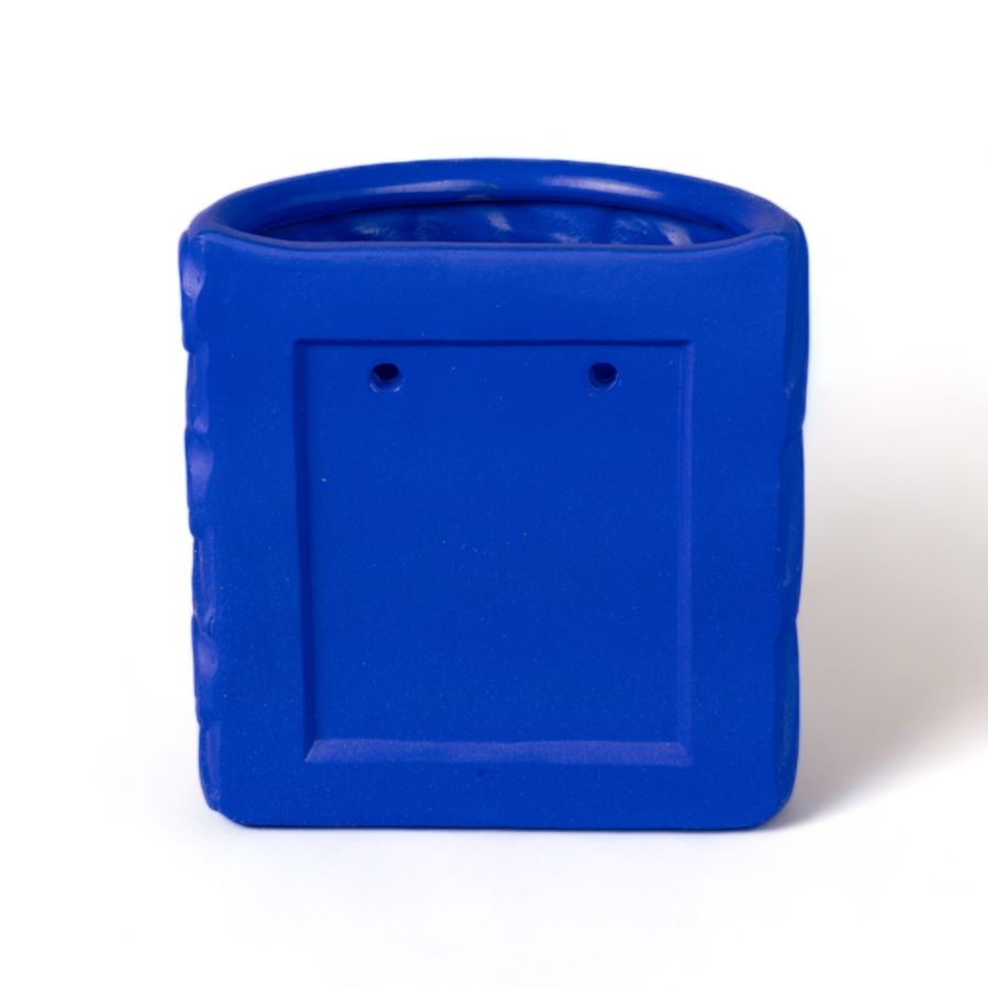 Seletti Terracotta Wall Vase Onde Blue