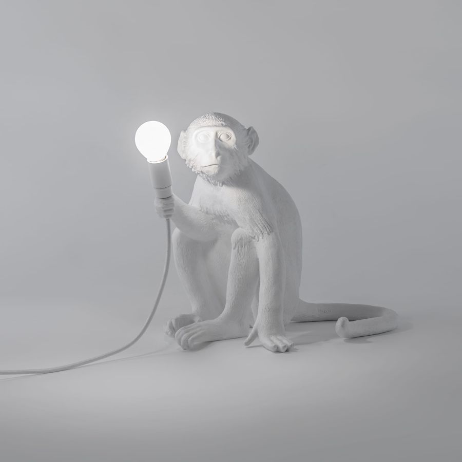 Seletti The Monkey Lamp Sitting Version