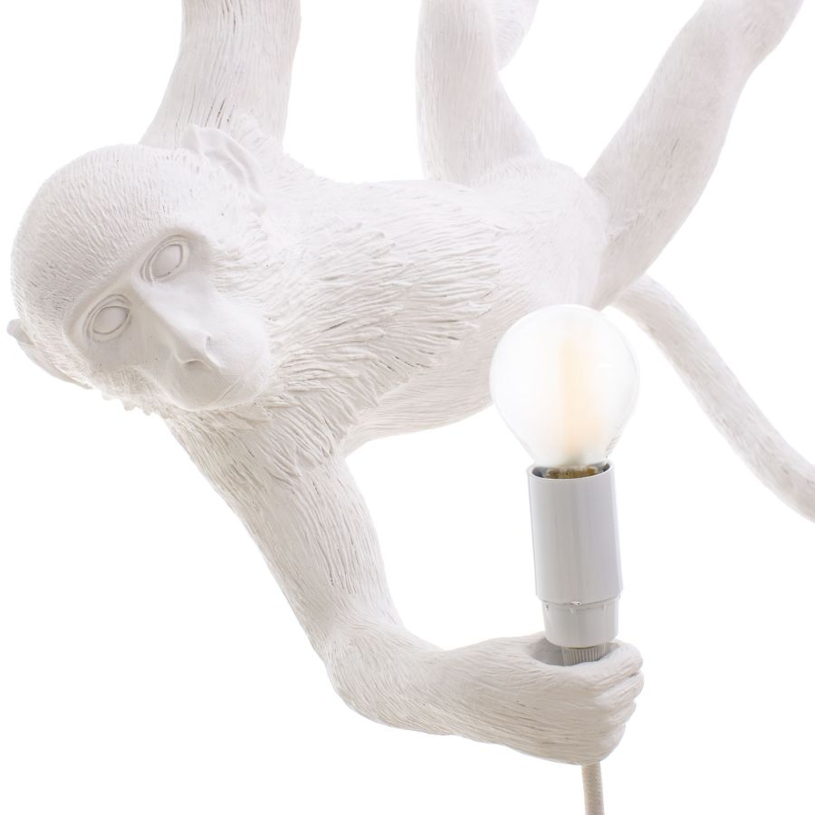 Seletti The Monkey Lamp Swing White